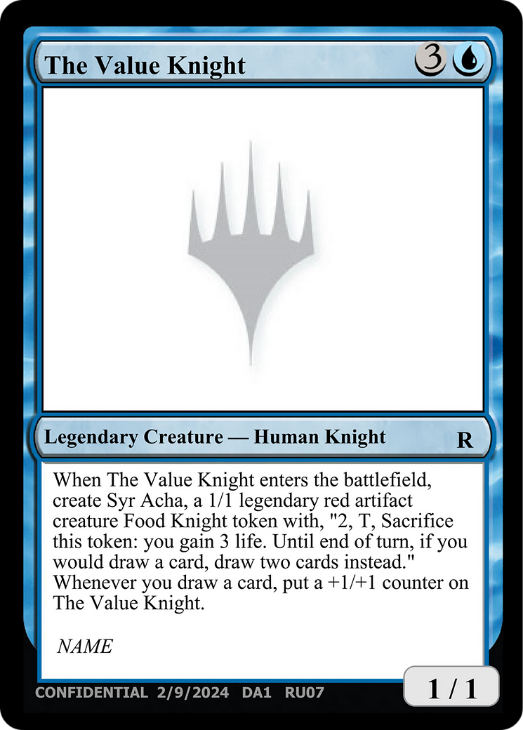 The Value Knight (UNK-RU07a) - Unknown Event