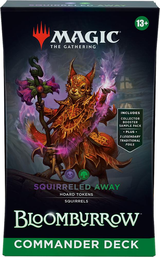 Magic the Gathering - Bloomburrow - Squirreled Away Commander Deck