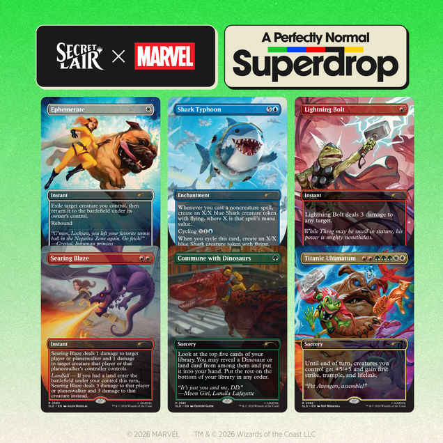 Magic the Gathering - Secret Lair x Marvel - Earth's Mightiest Pets - Non-Foil