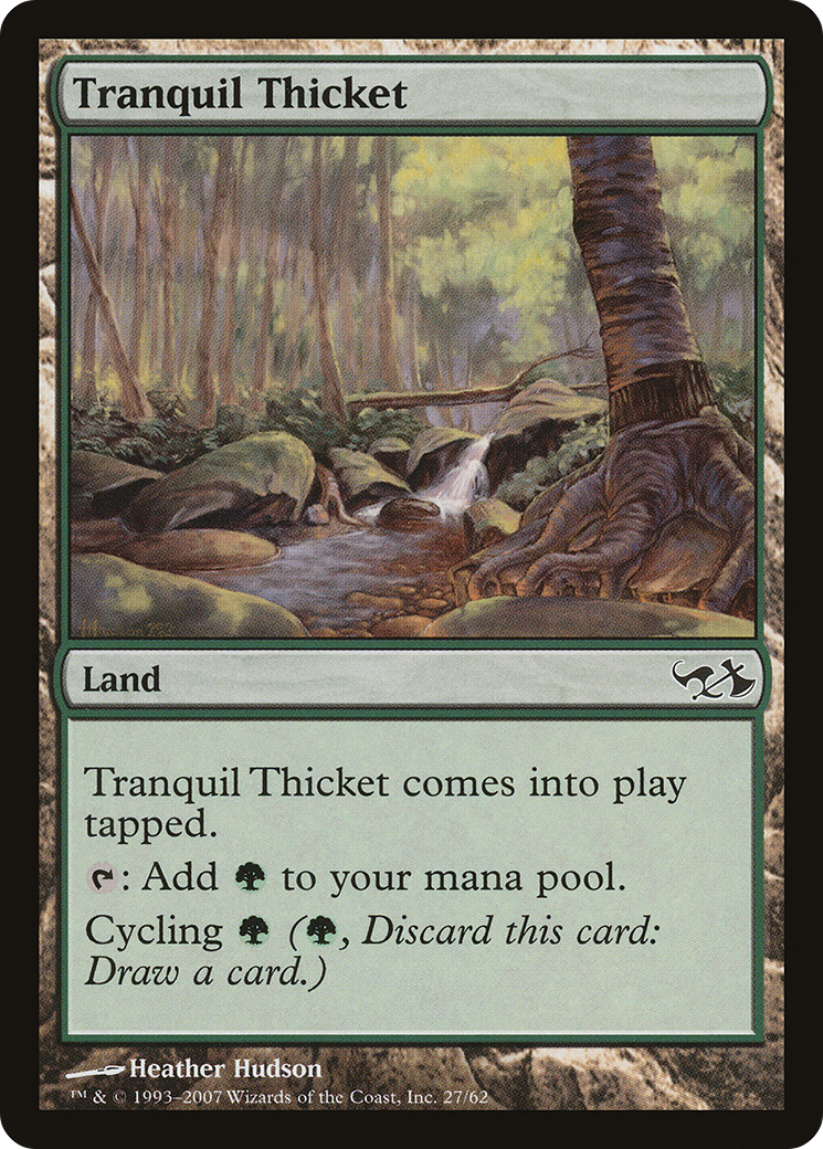 Tranquil Thicket (EVG-) - Duel Decks: Elves vs. Goblins