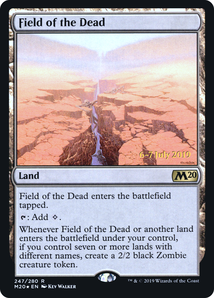 Field of the Dead (PRE-247s) - Core Set 2020 Promos Foil
