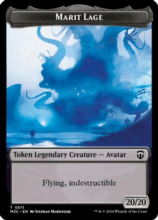 Marit Lage // Sand Warrior Double-Sided Token (M3C-11 // 23) - Modern Horizons 3 Commander