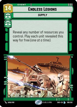 Endless Legions (109/262) - Shadows of the Galaxy Foil