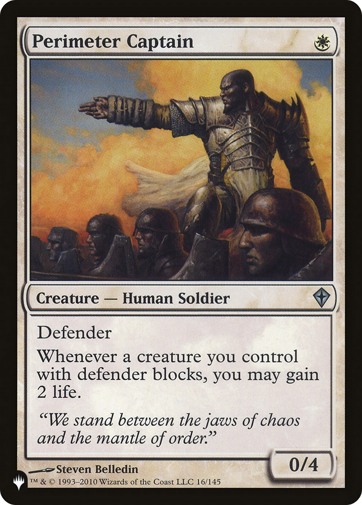 Perimeter Captain (LIST-016/145) - The List