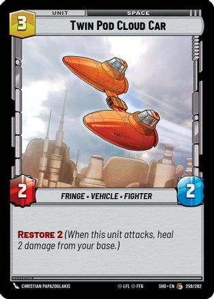 Twin Pod Cloud Car (259/262) - Shadows of the Galaxy