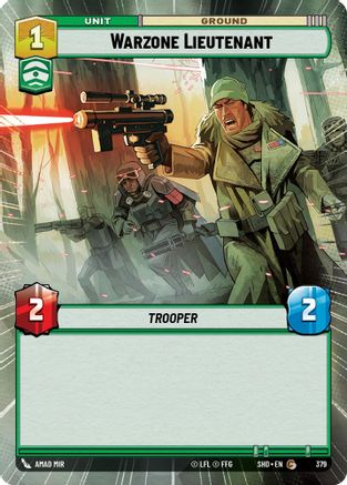 Warzone Lieutenant (Hyperspace) (379) - Shadows of the Galaxy