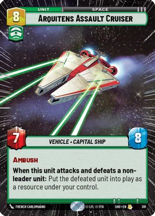 Arquitens Assault Cruiser (Hyperspace) (391) - Shadows of the Galaxy
