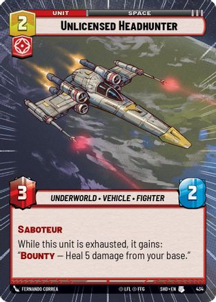 Unlicensed Headhunter (Hyperspace) (434) - Shadows of the Galaxy