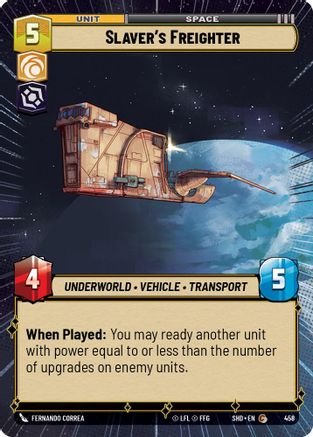 Slaver's Freighter (Hyperspace) (458) - Shadows of the Galaxy