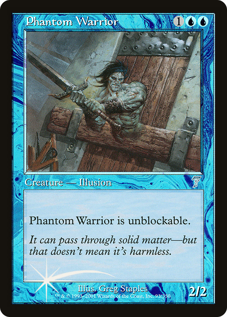 Phantom Warrior (7ED-093) - 7th Edition