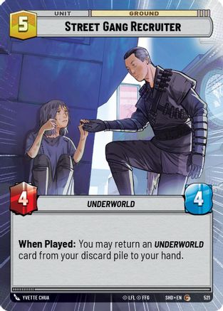 Street Gang Recruiter (Hyperspace) (521) - Shadows of the Galaxy