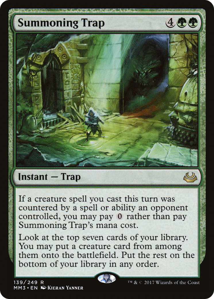 Summoning Trap (MM3-139) - Modern Masters 2017 Foil