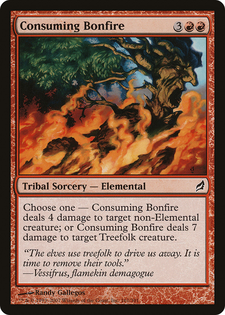 Consuming Bonfire (LRW-161) - Lorwyn