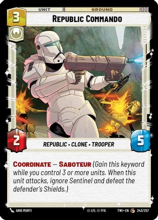 Republic Commando (243/257) - Twilight of the Republic Foil