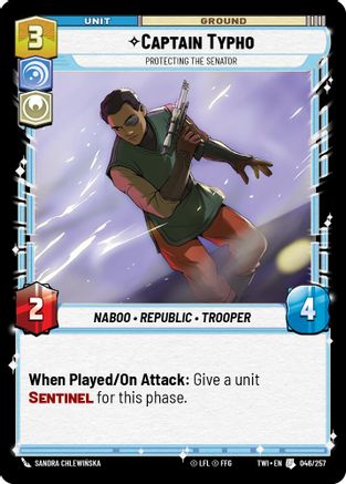 Captain Typho - Protecting the Senator (046/257) - Twilight of the Republic