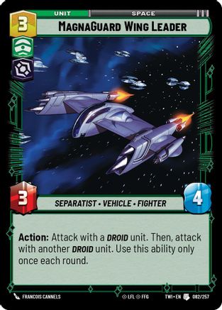 MagnaGuard Wing Leader (082/257) - Twilight of the Republic Foil