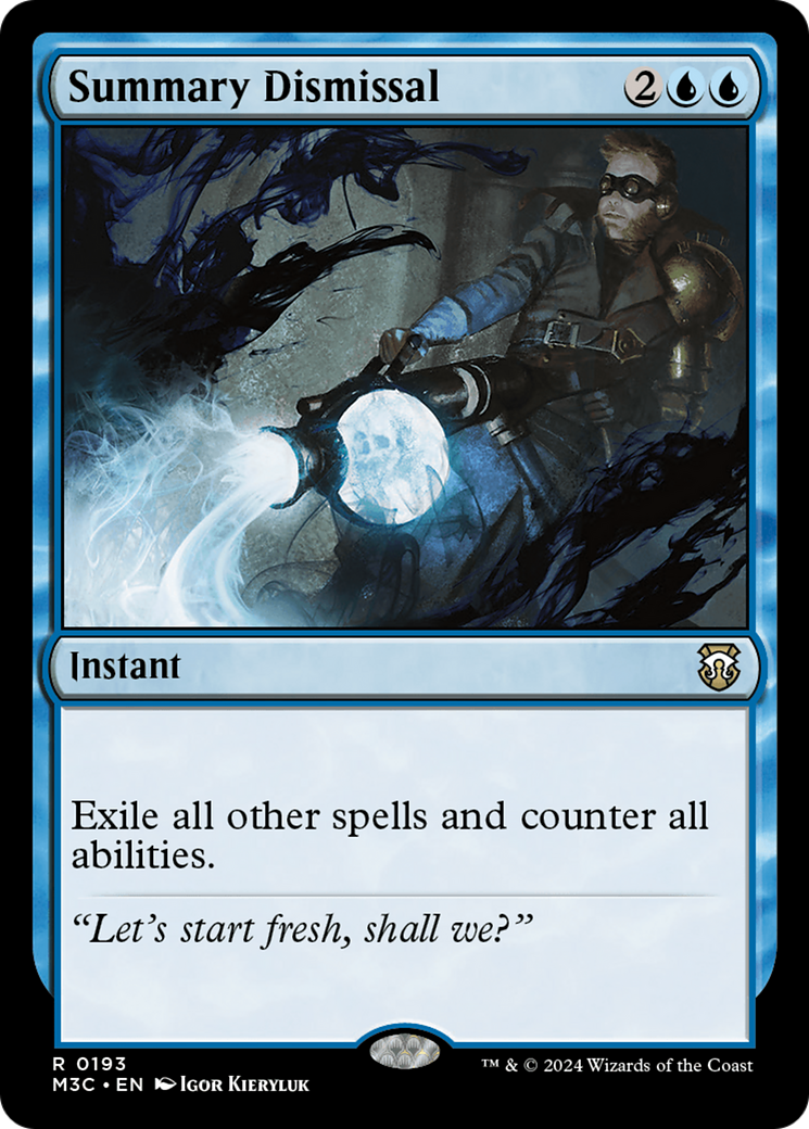 Summary Dismissal (M3C-193) - Modern Horizons 3 Commander