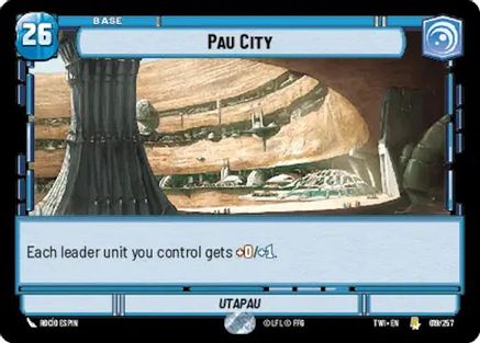 Pau City (019/257) - Twilight of the Republic Foil