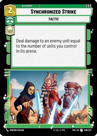 Synchronized Strike (099/257) - Twilight of the Republic Foil