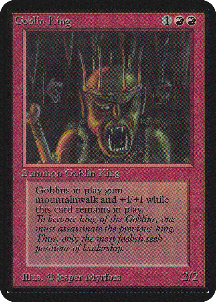 Goblin King (LEA-154) - Limited Edition Alpha