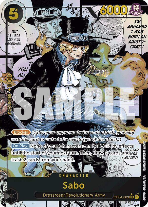 One Piece - Sabo (OP04-083) (Manga) - Premium Booster The Best (PRB-01)