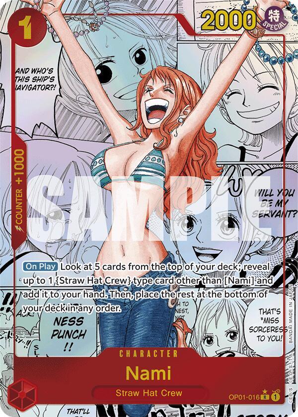 One Piece - Nami (OP01-016) (Manga) - Premium Booster The Best (PRB-01)