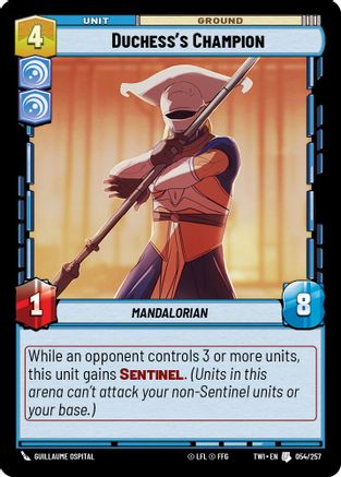 Duchess's Champion (054/257) - Twilight of the Republic Foil