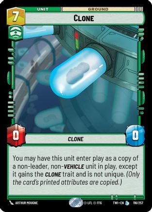 Clone (116/257) - Twilight of the Republic Foil