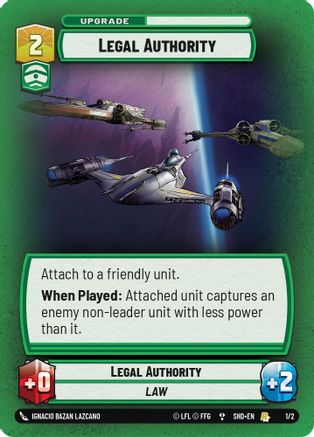 Legal Authority (1/2) - Organized Play Promos