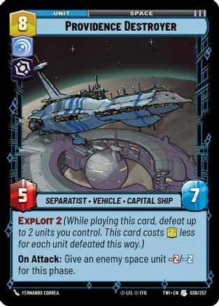 Providence Destroyer (038/257) - Twilight of the Republic