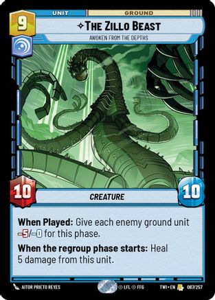 The Zillo Beast - Awoken From The Depths (067/257) - Twilight of the Republic