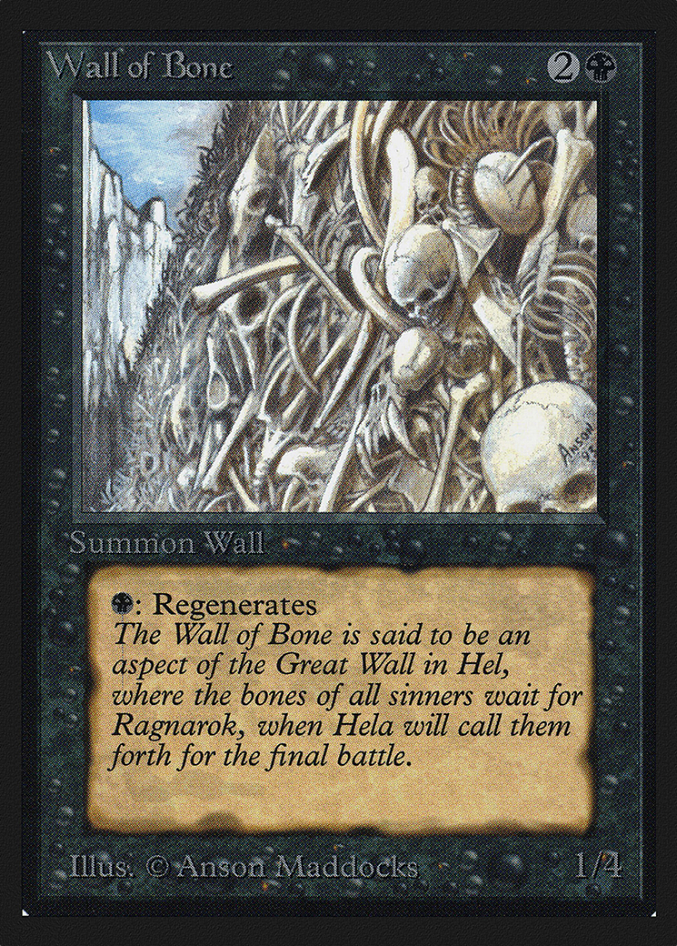 Wall of Bone (CE) (CED-133) - Collectors' Edition