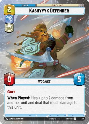 Kashyyyk Defender (Hyperspace) (317) - Twilight of the Republic Foil