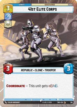 41st Elite Corps (Hyperspace) (318) - Twilight of the Republic Foil