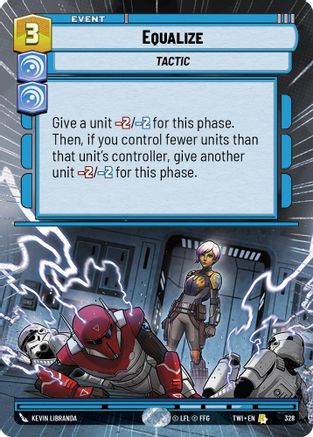 Equalize (Hyperspace) (328) - Twilight of the Republic Foil
