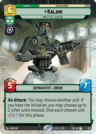 Kalani - Analytical General (Hyperspace) (357) - Twilight of the Republic Foil