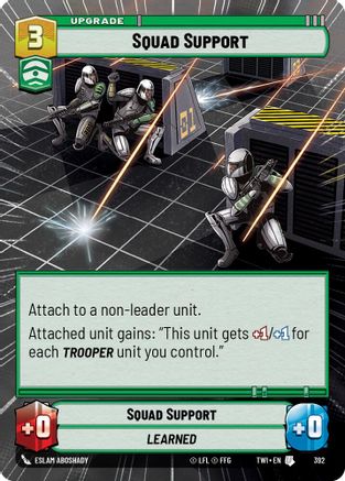 Squad Support (Hyperspace) (392) - Twilight of the Republic Foil