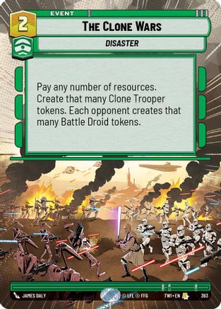 The Clone Wars (Hyperspace) (393) - Twilight of the Republic Foil