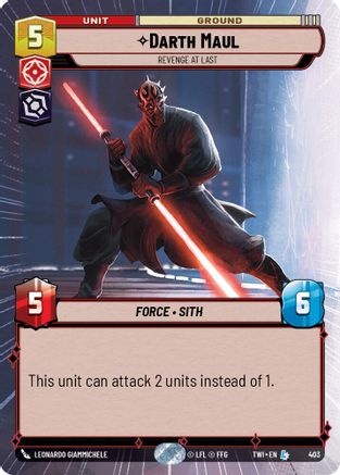 Darth Maul - Revenge At Last (Hyperspace) (403) - Twilight of the Republic Foil
