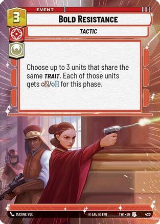 Bold Resistance (Hyperspace) (420) - Twilight of the Republic