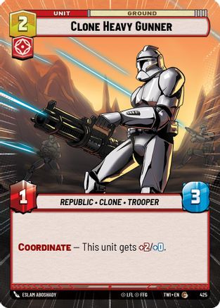 Clone Heavy Gunner (Hyperspace) (425) - Twilight of the Republic