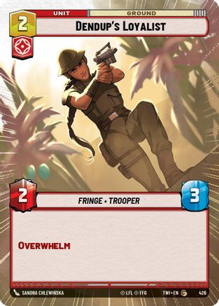 Dendup's Loyalist (Hyperspace) (426) - Twilight of the Republic Foil