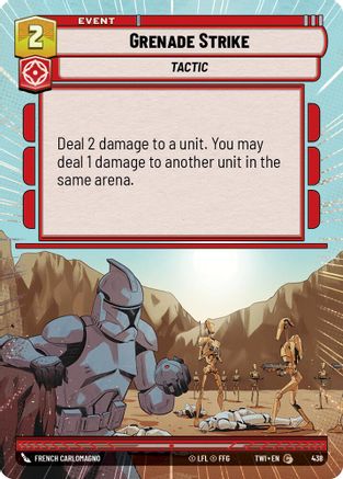 Grenade Strike (Hyperspace) (438) - Twilight of the Republic Foil
