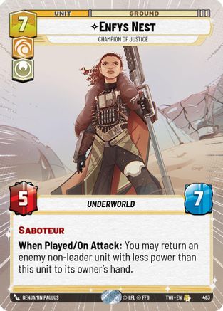 Enfys Nest - Champion of Justice (Hyperspace) (463) - Twilight of the Republic