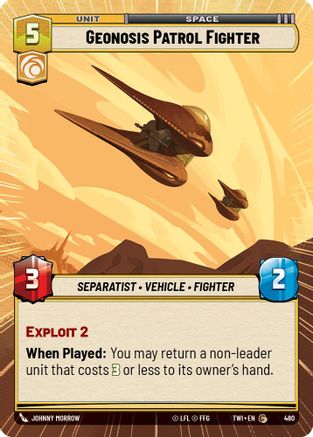 Geonosis Patrol Fighter (Hyperspace) (480) - Twilight of the Republic