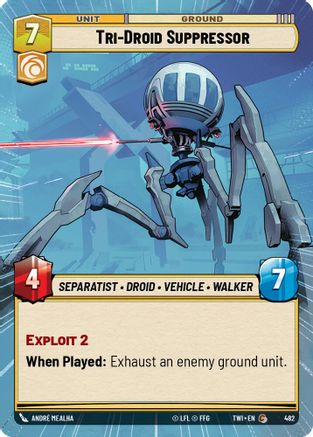 Tri-Droid Suppressor (Hyperspace) (482) - Twilight of the Republic Foil