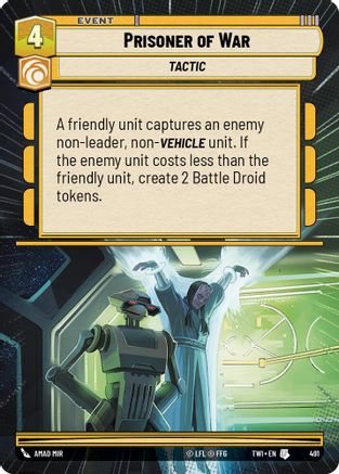 Prisoner of War (Hyperspace) (491) - Twilight of the Republic Foil