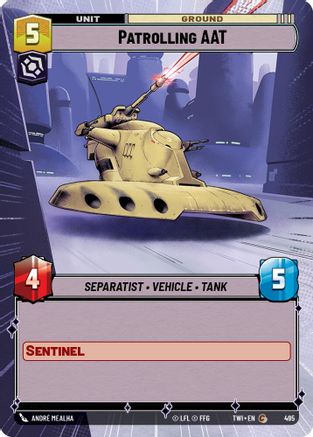 Patrolling AAT (Hyperspace) (495) - Twilight of the Republic