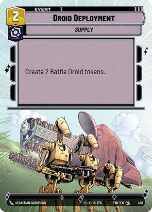 Droid Deployment (Hyperspace) (499) - Twilight of the Republic Foil