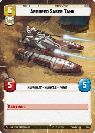 Armored Saber Tank (Hyperspace) (506) - Twilight of the Republic